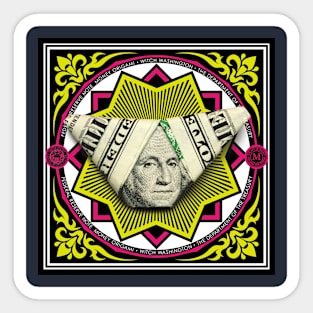 Washington / Money Origami Sticker